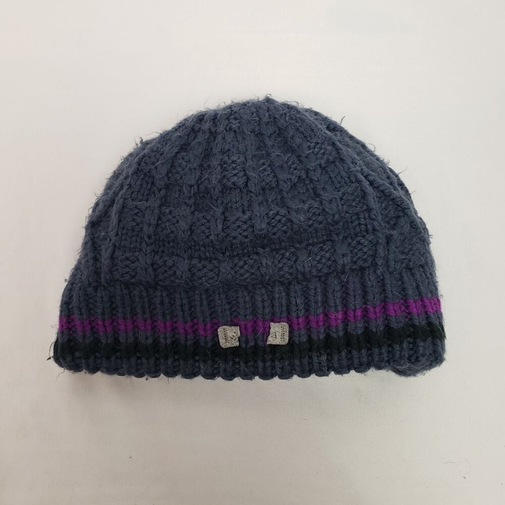 prAna Navy Blue Knit Winter Comfortable Hat Beanie Sz M EXCELLENT CONDITION!!!